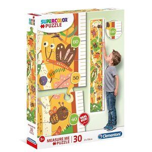 Clementoni Measure Me Large Puzzle -Bugs House 30 Pieces For Age 3+ New Sealed
